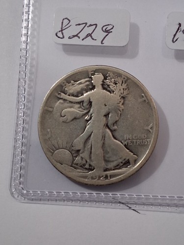Mezzo dollaro 1921 - d, walking