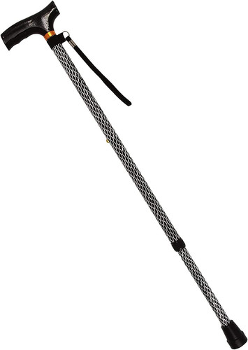Folding coloured walking stick - folding,
