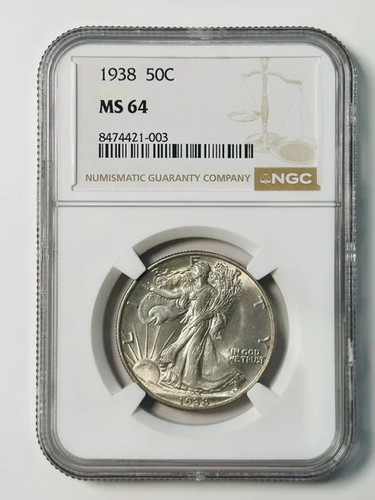 Mezzo dollaro 1938 walking - dollaro,